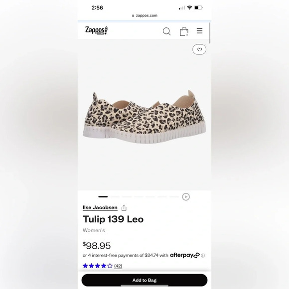 Ilse Jacobsen leopard print Tulip 139 Leo shoes size 36 - Picture 1 of 9